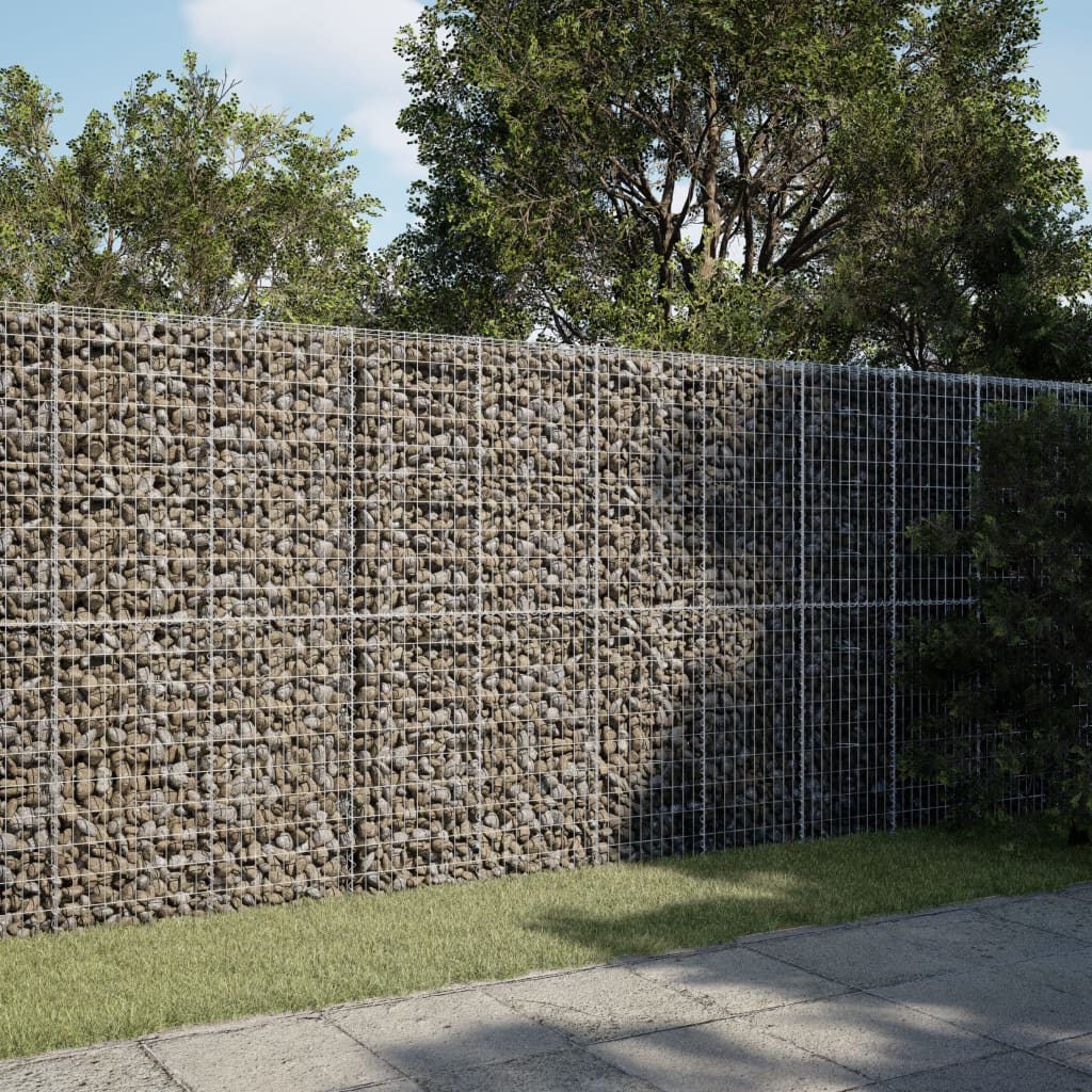 Coș gabion cu capac, 300x100x200 cm, fier galvanizat