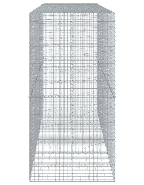 Încărcați imaginea în vizualizatorul Galerie, Coș gabion cu capac, 350x100x200 cm, fier galvanizat
