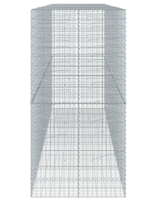 Încărcați imaginea în vizualizatorul Galerie, Coș gabion cu capac, 450x100x200 cm, fier galvanizat
