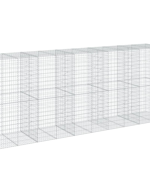 Încărcați imaginea în vizualizatorul Galerie, Coș gabion cu capac, 500x100x200 cm, fier galvanizat
