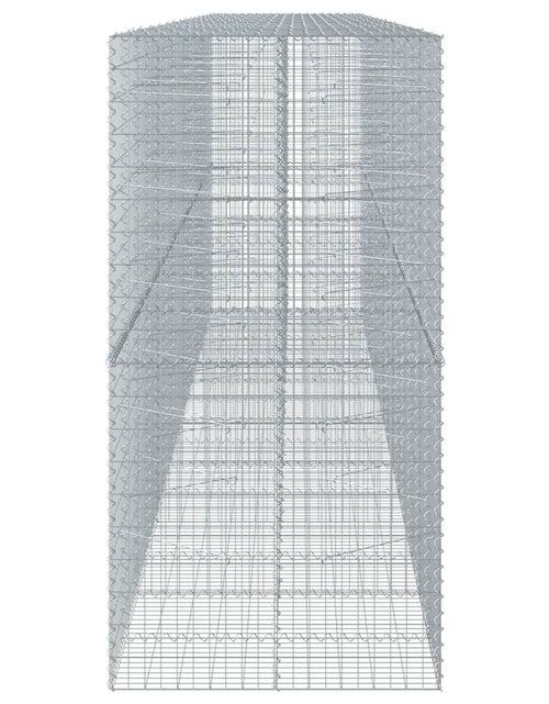 Încărcați imaginea în vizualizatorul Galerie, Coș gabion cu capac, 750x100x200 cm, fier galvanizat
