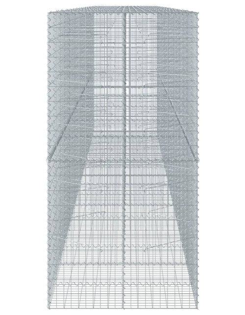 Încărcați imaginea în vizualizatorul Galerie, Coș gabion cu capac, 800x100x200 cm, fier galvanizat
