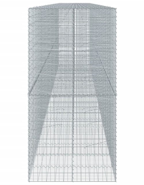 Încărcați imaginea în vizualizatorul Galerie, Coș gabion cu capac, 1050x100x200 cm, fier galvanizat
