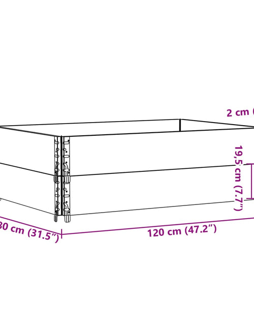 Загрузите изображение в средство просмотра галереи, Jardinieră de grădină, 120x80 cm, lemn masiv de pin
