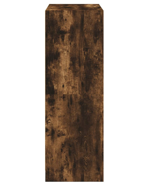 Încărcați imaginea în vizualizatorul Galerie, Dulapuri înalte uși stejar fumuriu 68x37x109cm lemn prelucrat
