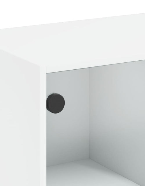 Încărcați imaginea în vizualizatorul Galerie, Dulapuri înalte cu uși, alb, 68x37x142 cm, lemn prelucrat
