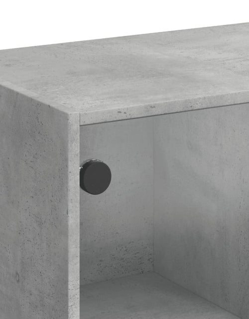 Încărcați imaginea în vizualizatorul Galerie, Dulap, gri beton, 102x37x75,5 cm, lemn prelucrat
