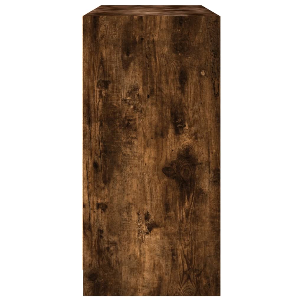 Servantă, stejar fumuriu, 102x37x75,5 cm, lemn compozit