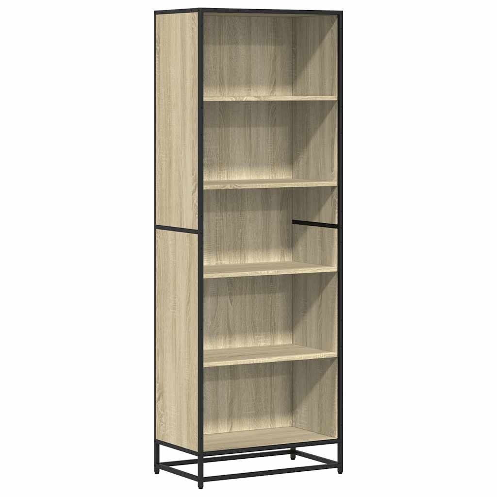 Bibliotecă, stejar sonoma, 60x35x170,5 cm, lemn prelucrat