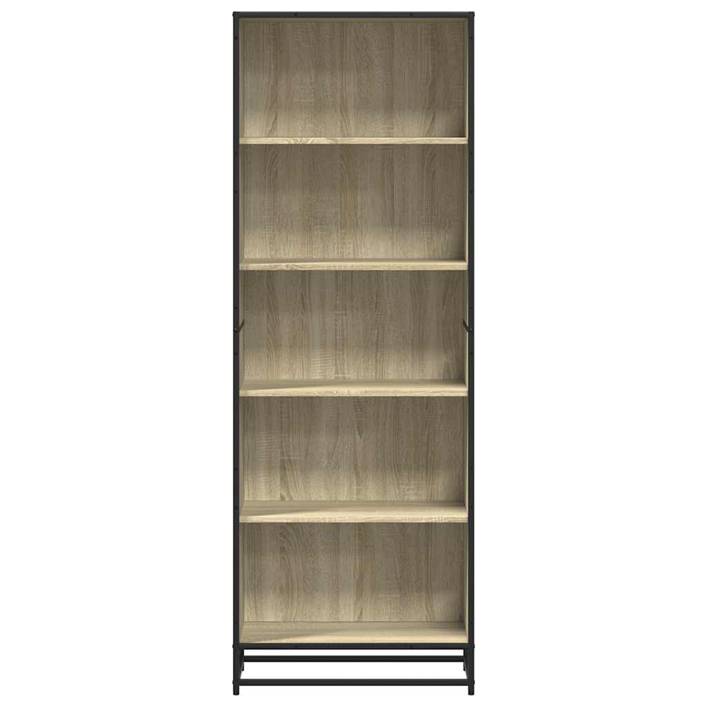 Bibliotecă, stejar sonoma, 60x35x170,5 cm, lemn prelucrat