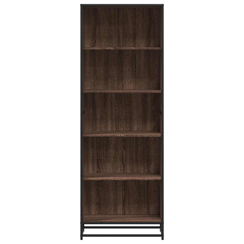 Bibliotecă, stejar maro, 60x35x170,5 cm, lemn prelucrat