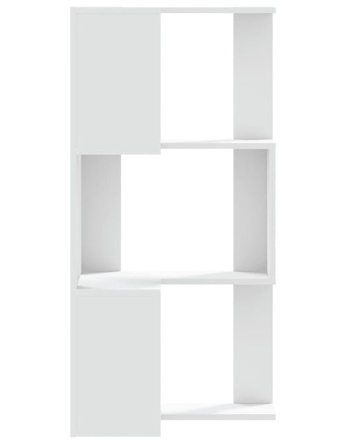 Încărcați imaginea în vizualizatorul Galerie, Bibliotecă 3 niveluri alb 50x50x102 cm lemn prelucrat
