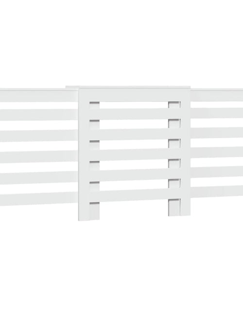 Загрузите изображение в средство просмотра галереи, Mască pentru calorifer, alb, 205x21,5x83,5 cm, lemn prelucrat
