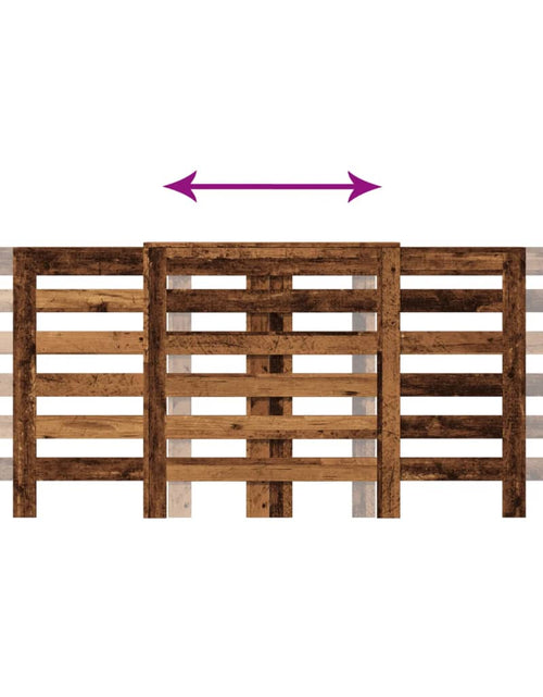 Загрузите изображение в средство просмотра галереи, Mască pentru calorifer lemn vechi 205x21,5x83,5 cm lemn
