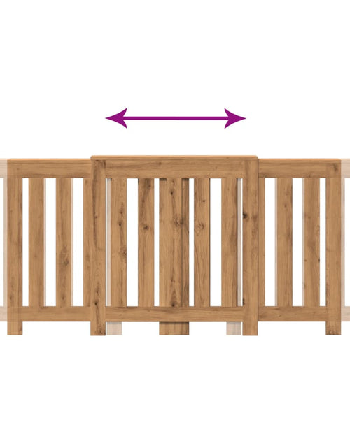 Загрузите изображение в средство просмотра галереи, Mască pentru calorifer stejar artizanal 205x21,5x83,5 cm lemn
