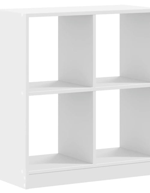 Încărcați imaginea în vizualizatorul Galerie, Bibliotecă, albă, 68,5x32x75 cm, lemn prelucrat
