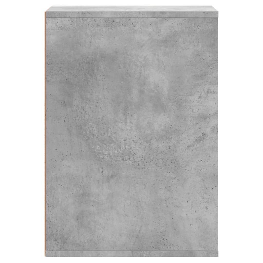 Dulap colț cu sertare gri beton 40x41x58 cm lemn prelucrat