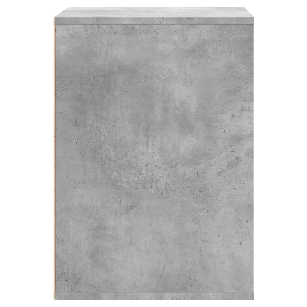 Dulap colț cu sertare gri beton 60x41x58 cm lemn prelucrat