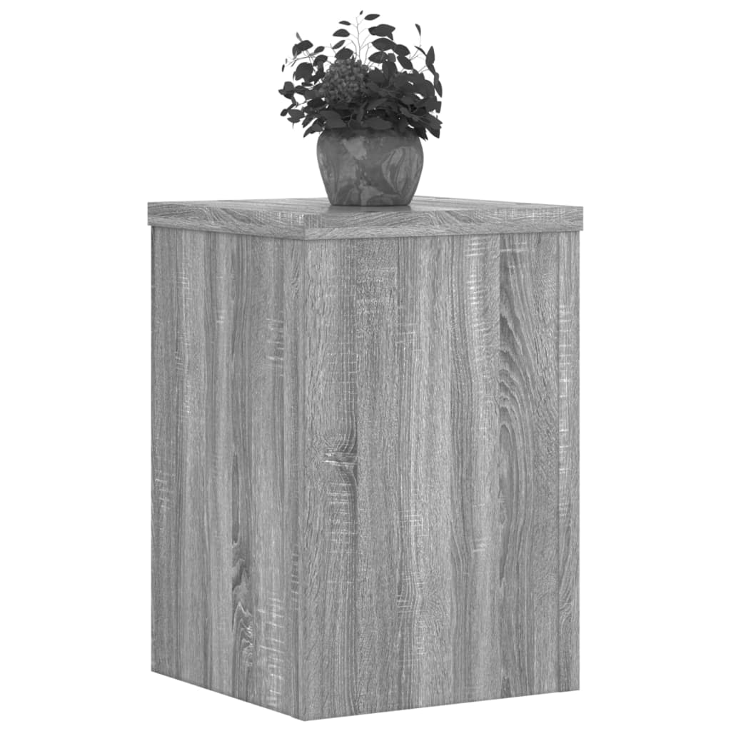 Suporturi de plante 2 buc. gri sonoma 25x25x35cm lemn prelucrat