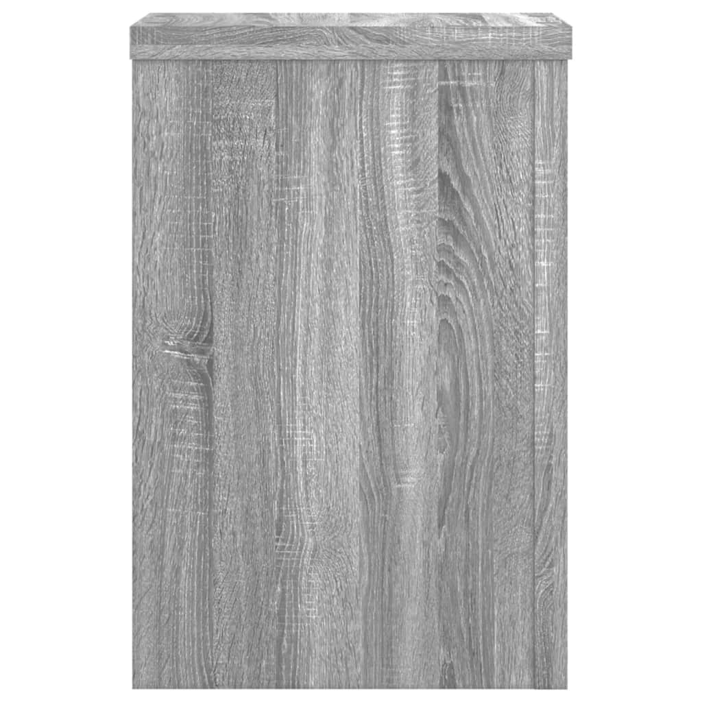 Suporturi de plante 2 buc. gri sonoma 25x25x35cm lemn prelucrat