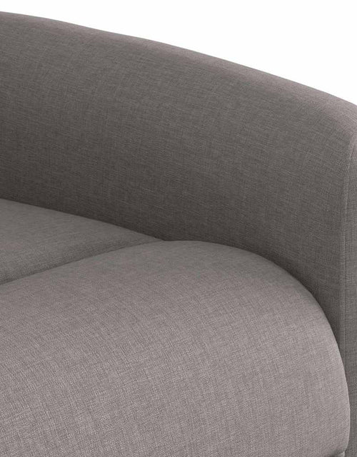 Загрузите изображение в средство просмотра галереи, Fotoliu rabatabil electric, gri taupe, material textil
