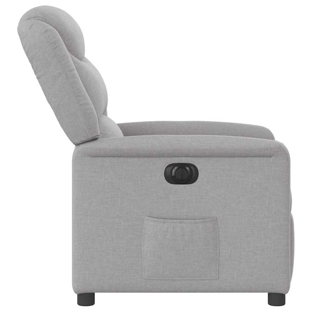 Scaun reclinabil electric Cloud Grey Fabric