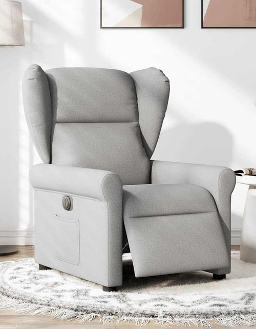 Загрузите изображение в средство просмотра галереи, Scaun reclinabil electric Cloud Grey Fabric
