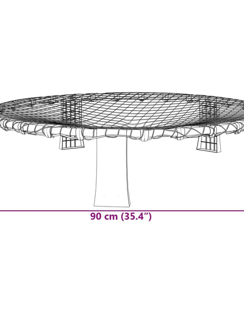 Загрузите изображение в средство просмотра галереи, Set plasă rotundă cu 3 mingi și pompă suplimentară, Ø90x20 cm
