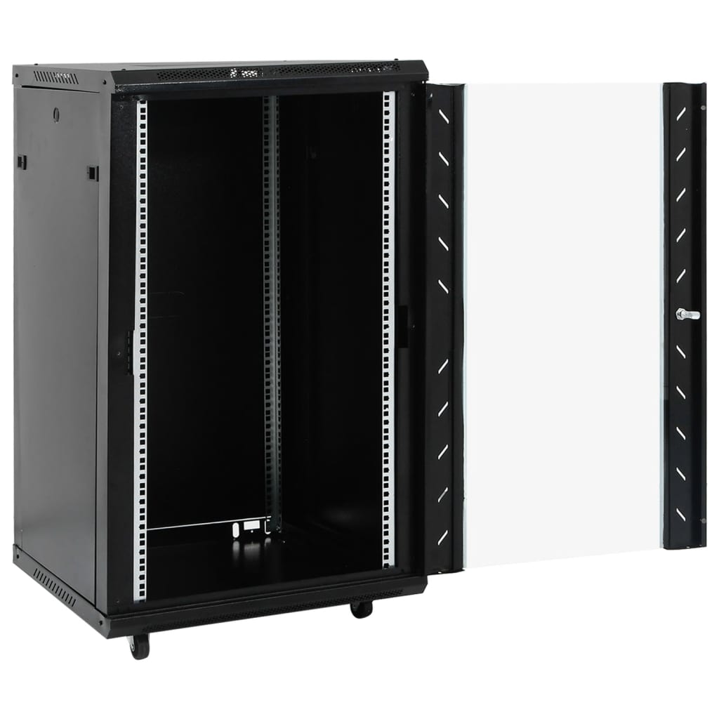 Dulap de server, 18U, 19" IP20, negru, 60x60x100 cm