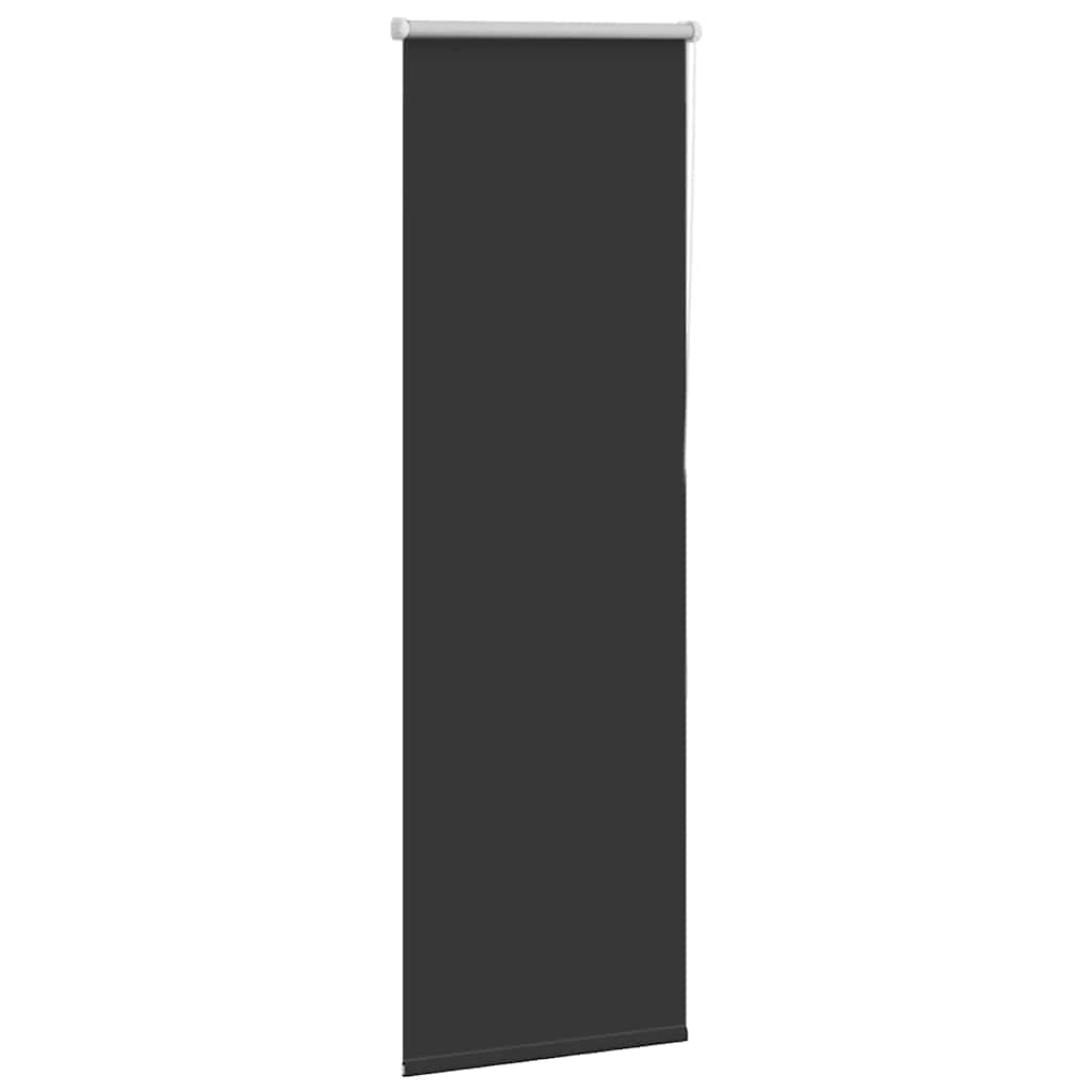 Jaluză cu role opace negru 40x130 cm lățime material 35,7 cm