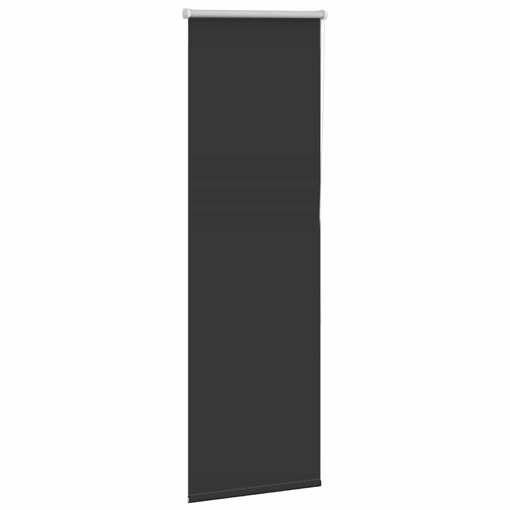 Jaluză cu role opace negru 50x130 cm lățime material 45,7 cm