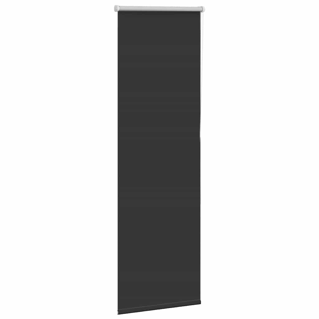 Jaluză cu role opace negru 40x150 cm lățime material 35,7 cm