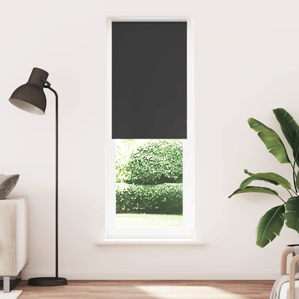 Jaluză cu role opace negru 70x210 cm lățime material 65,7 cm