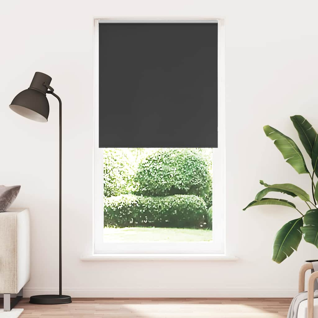 Jaluză cu role opace negru 90x210 cm Lățime material 85,7 cm