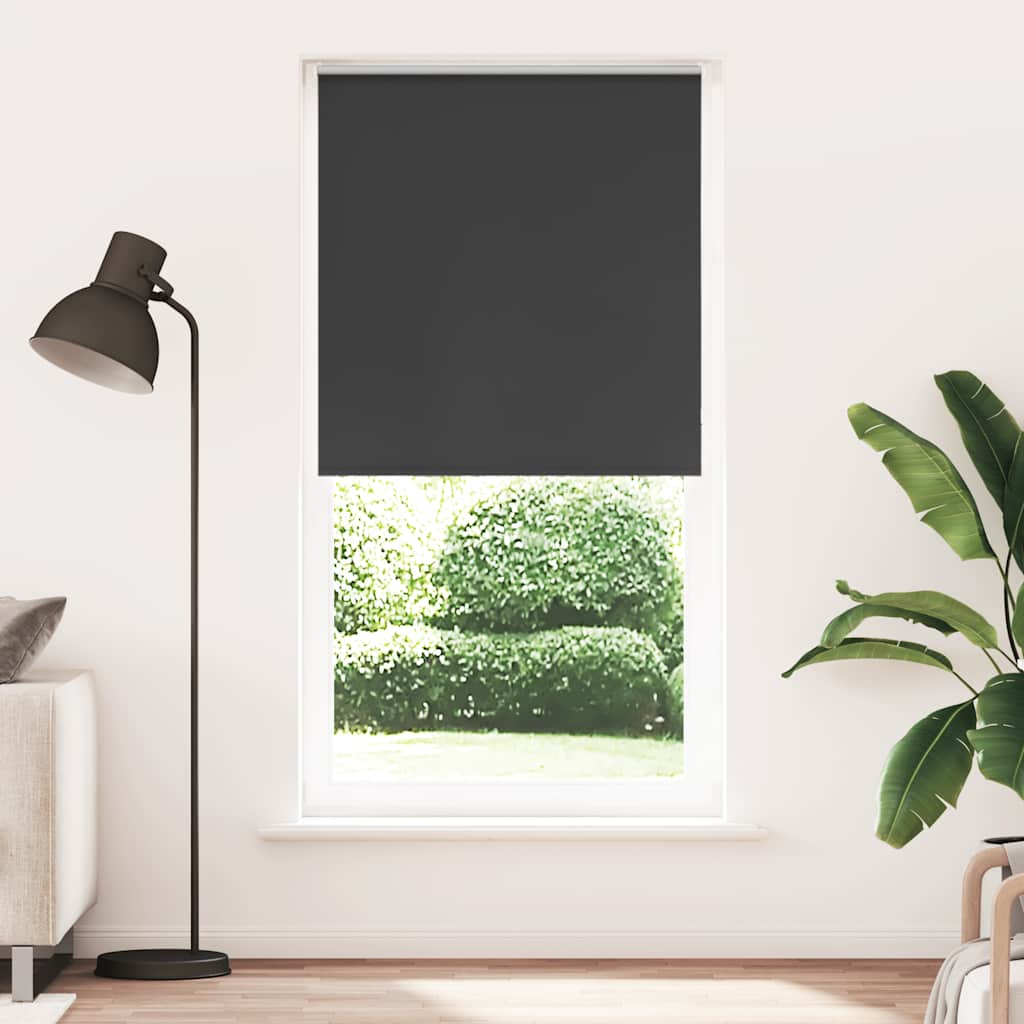 Jaluză cu role opace negru 95x210 cm Lățime material 90,7 cm