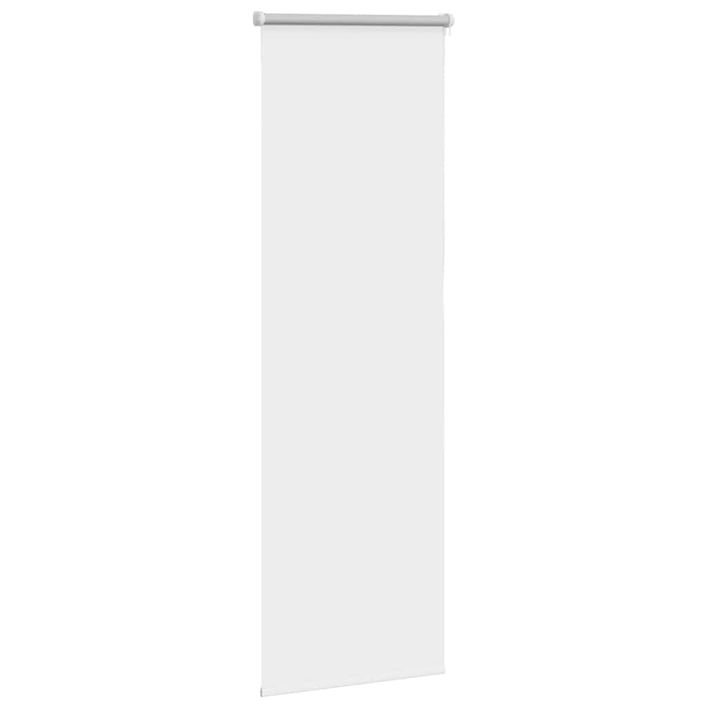 Jaluză cu role opace alb 40x150 cm lățime material 35,7 cm