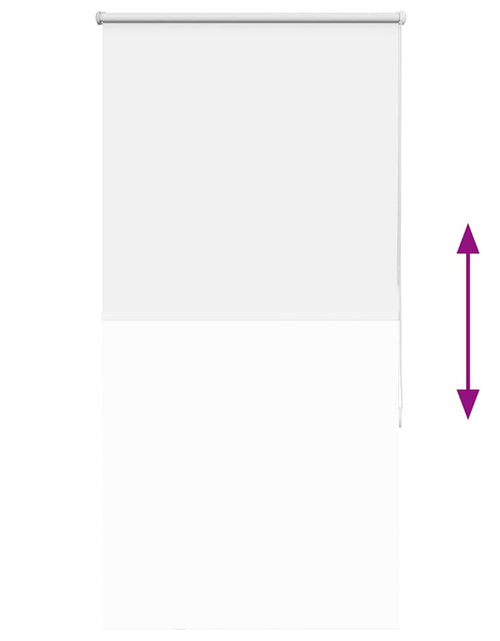 Загрузите изображение в средство просмотра галереи, Jaluză cu role opace alb 75x150 cm lățime material 70,7 cm
