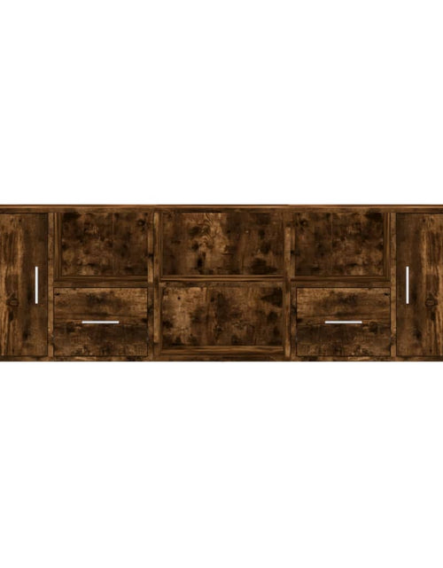 Загрузите изображение в средство просмотра галереи, Dulap colțar, stejar fumuriu, 160x40x45 cm, lemn prelucrat
