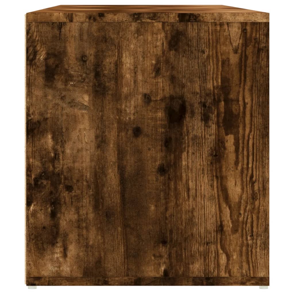 Dulap colțar, stejar fumuriu, 160x40x45 cm, lemn prelucrat