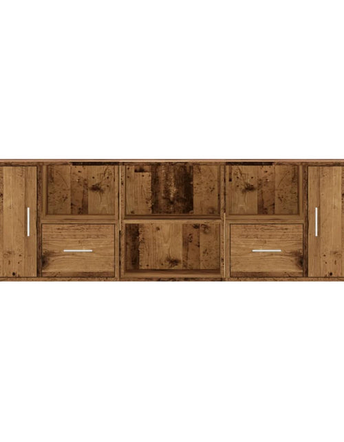 Încărcați imaginea în vizualizatorul Galerie, Dulap de colț, lemn vechi, 160x40x45 cm, lemn prelucrat
