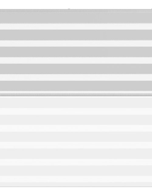 Загрузите изображение в средство просмотра галереи, Jaluzea tip zebra gri deschis lățime țesătură 140,9cm poliester
