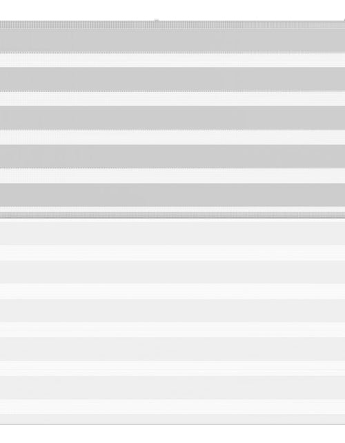 Загрузите изображение в средство просмотра галереи, Jaluzea tip zebra gri deschis lățime țesătură 135,9cm poliester
