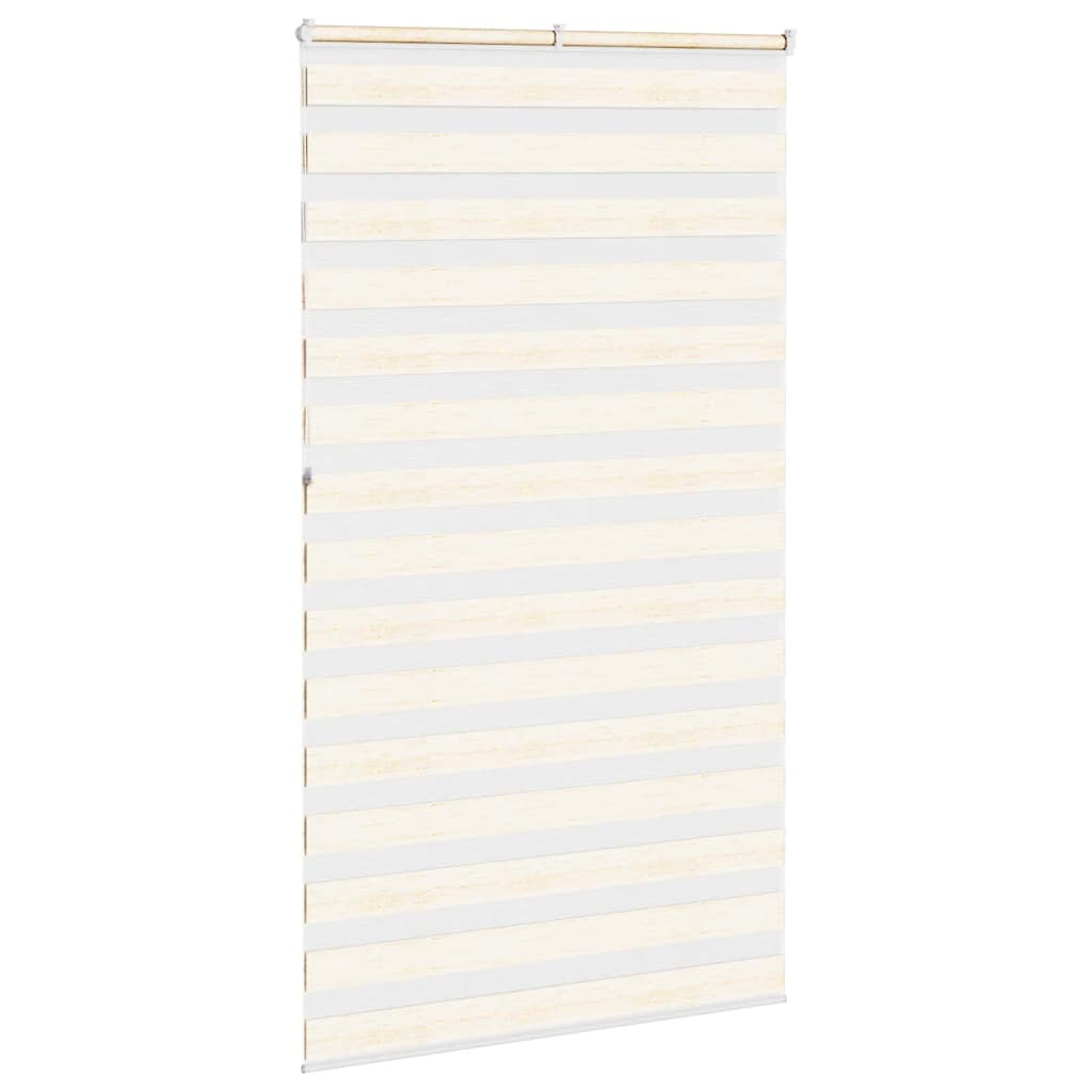 Jaluzea tip zebra 130x230 cm lățime țesătură 125,9 cm poliester