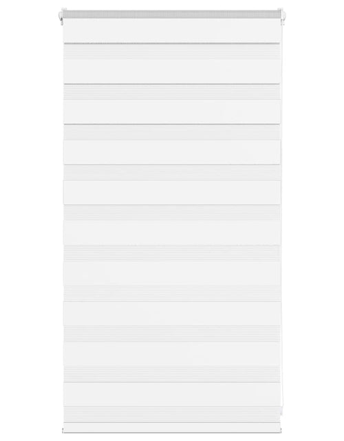 Загрузите изображение в средство просмотра галереи, Jaluzea tip zebra alb lățime țesătură 75,9 cm poliester
