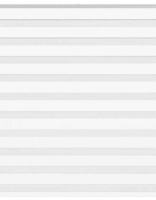 Загрузите изображение в средство просмотра галереи, Jaluzea tip zebra alb lățime țesătură 135,9 cm poliester
