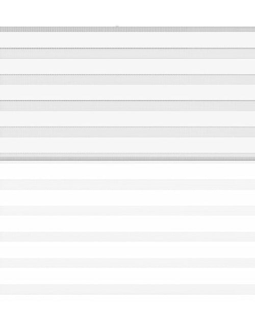 Încărcați imaginea în vizualizatorul Galerie, Jaluzea tip zebra alb lățime țesătură 155,9 cm poliester
