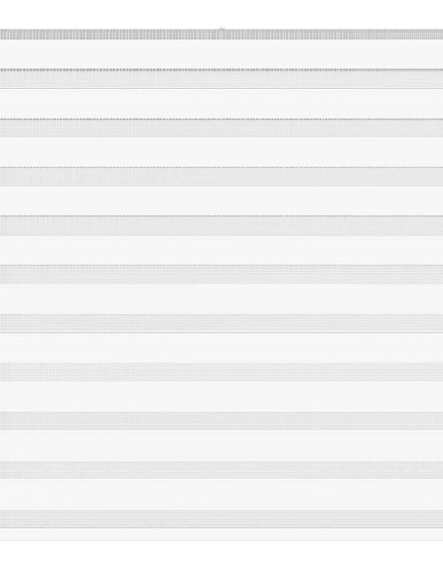 Загрузите изображение в средство просмотра галереи, Jaluzea tip zebra alb lățime țesătură 160,9 cm poliester
