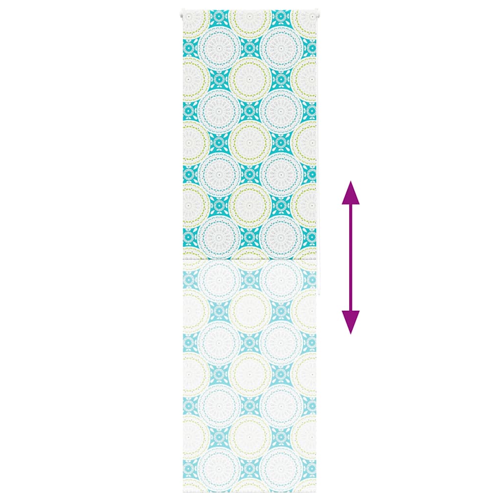 Jaluză cu rolă de duș 80x240 cm, lățime materială 76 cm