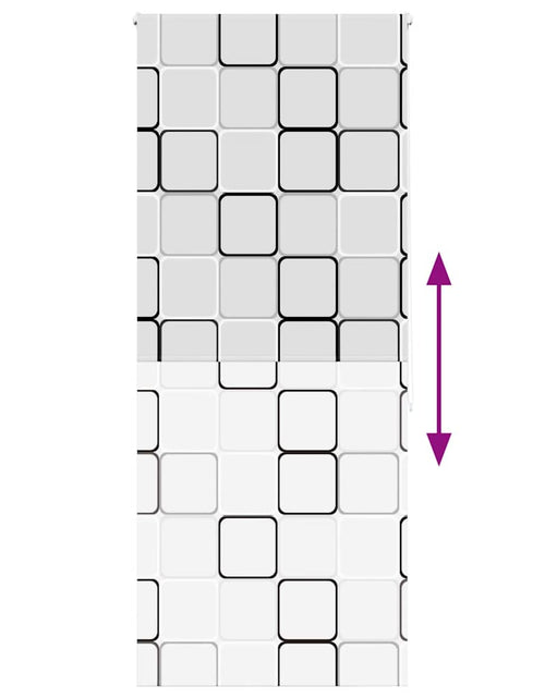 Загрузите изображение в средство просмотра галереи, Jaluză cu rolă de duș 90x240 cm lățime material 86 cm
