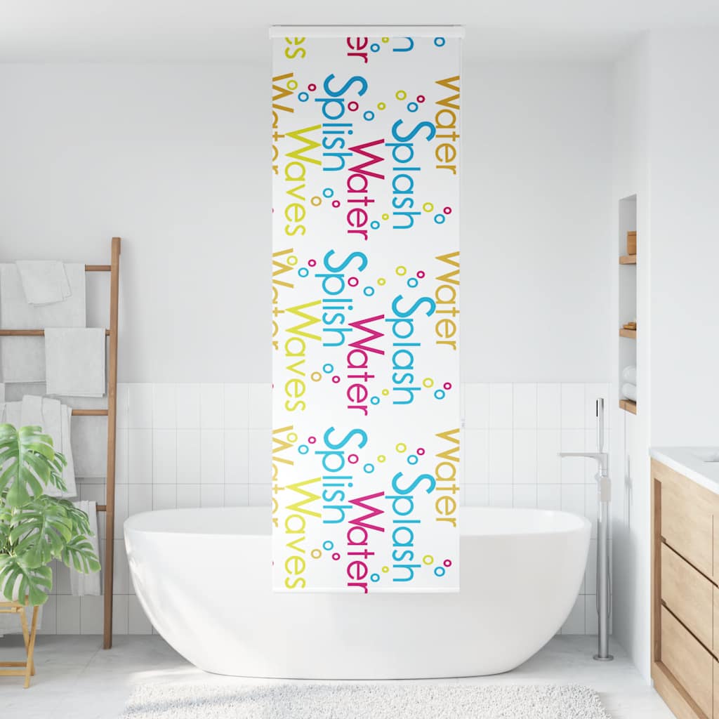 Jaluză cu role de duș cu casetă 80x240 cm lățime material 76 cm